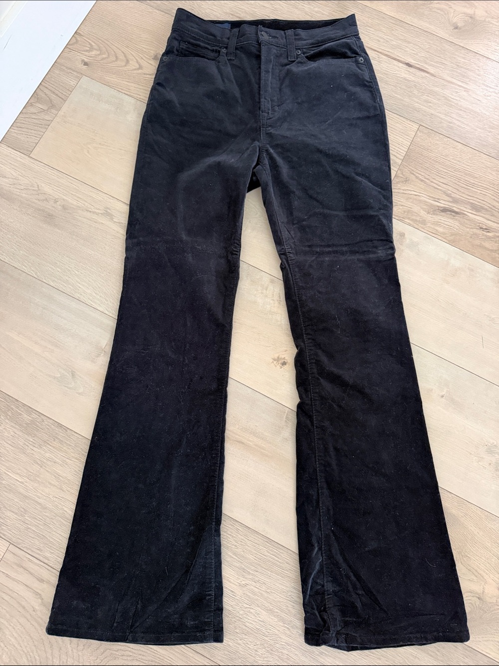 GAP Black Corduroy Flare Jeans